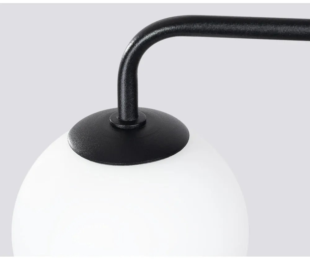 Lampada da parete bianca e nera Beam – Sollux