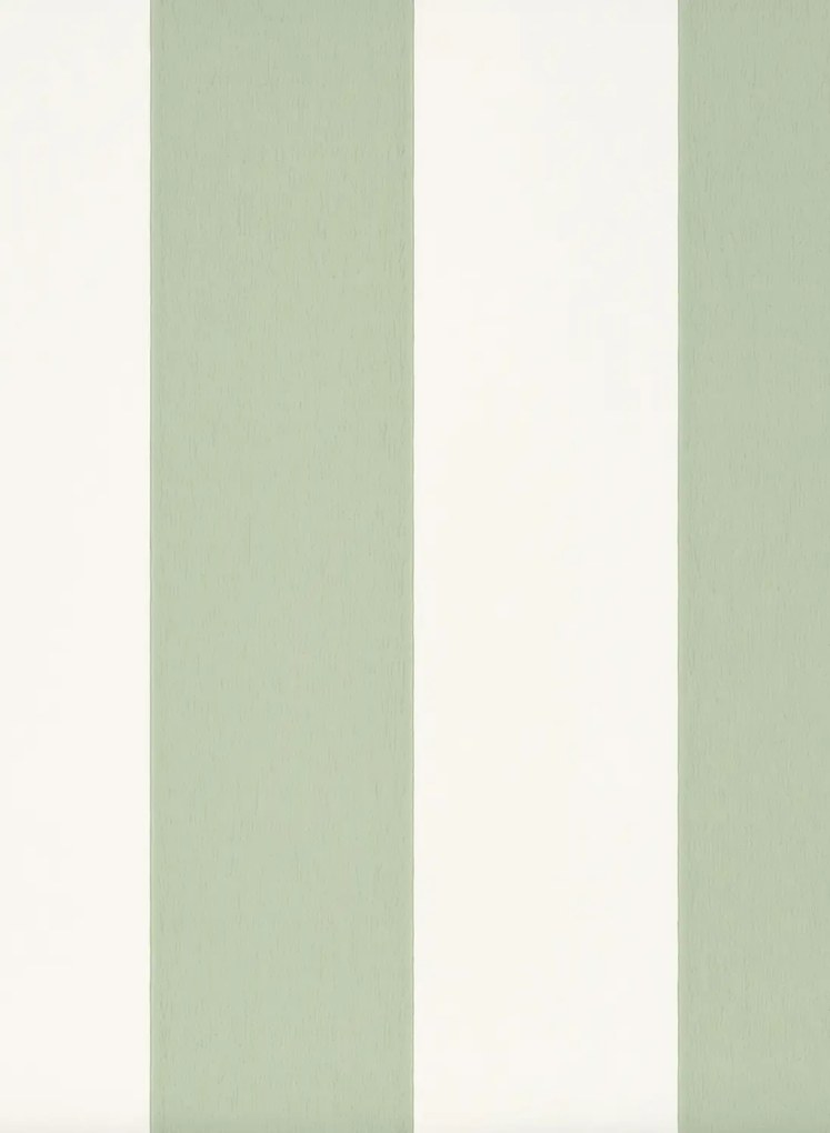 Little Greene Carta da parati Broad Stripe - Pea Green
