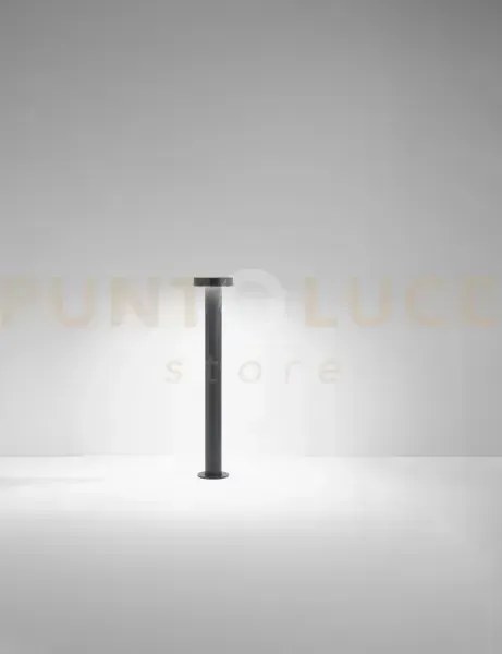 Stool paletto in alluminio antracite opaco led 12w 3000k 960lm h.60cm