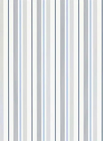 Ralph Lauren Carta da parati Gable Stripe - French Blue