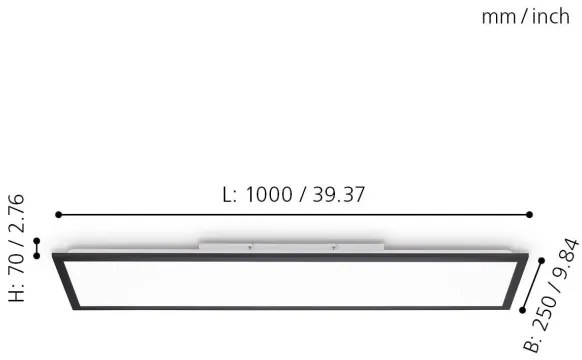 Eglo 75565 - Pannello LED Dimmerabile BOTAZZO LED/25W/230V 2700-5000K + tc