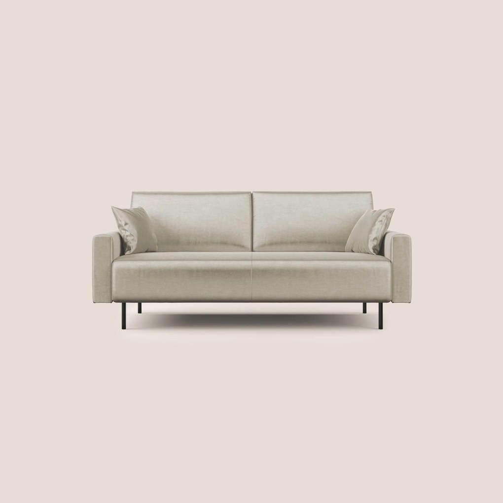 Arthur divano moderno in velluto morbido impermeabile T01