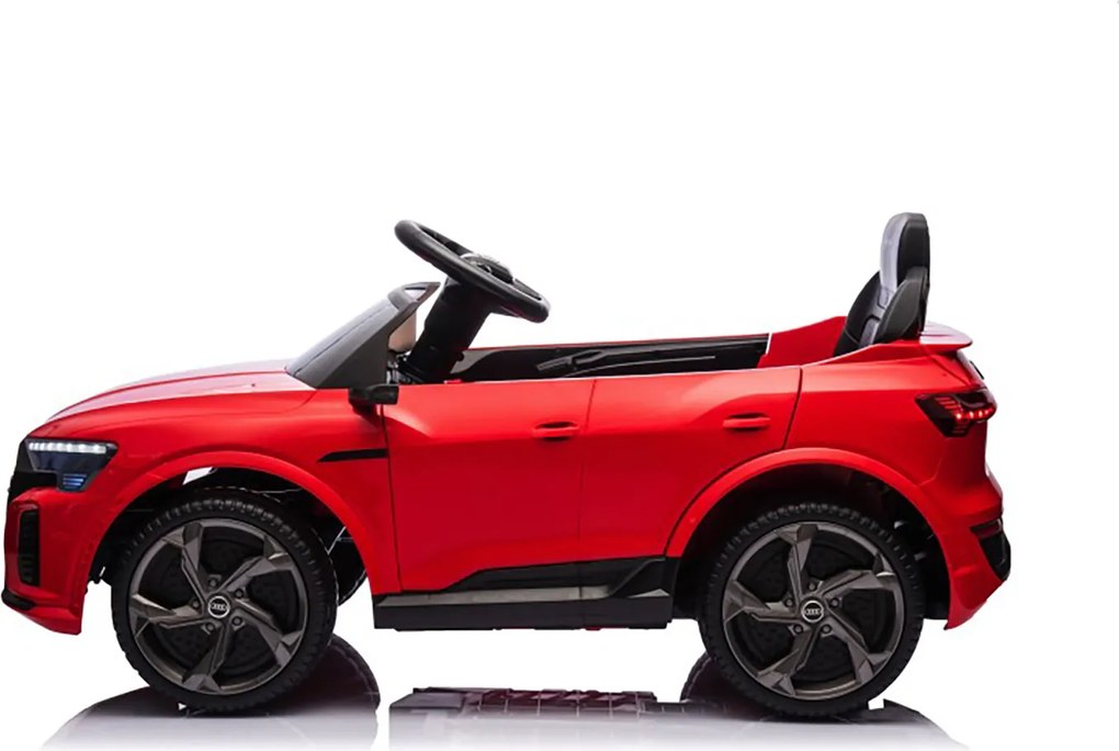 Macchina Elettrica per Bambini 12V Licenza Ufficiale Audi SQ8 E-Tron con Telecomando e Sedile Pelle Rosso...
