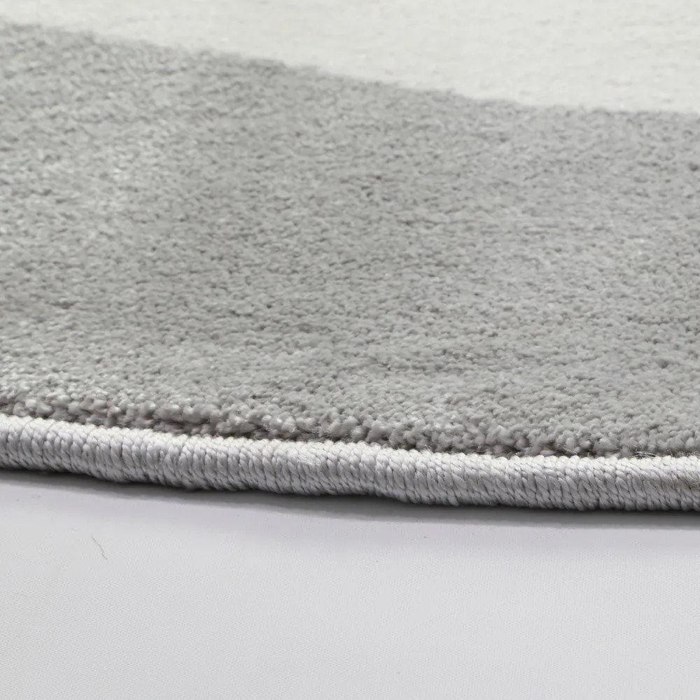 Tappeto grigio per bambini ø 100 cm Soft - FD