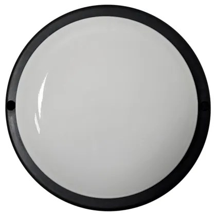 Plafoniera LED da esterno 8W/230V 4200K diam. 14 cm IP64 nera