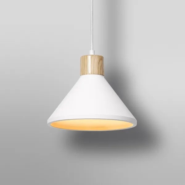 Ledvance - Lampadario a sospensione con filo DECOR PLASTER 1xE27/25W/230V diametro 22 cm gesso bianco