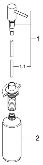 GROHE 40535DL0 - Dispenser di sapone COSMOPOLITAN 500 ml bronzo