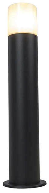 Lampada da esterno nera con paralume bianco opale 50 cm - Odense