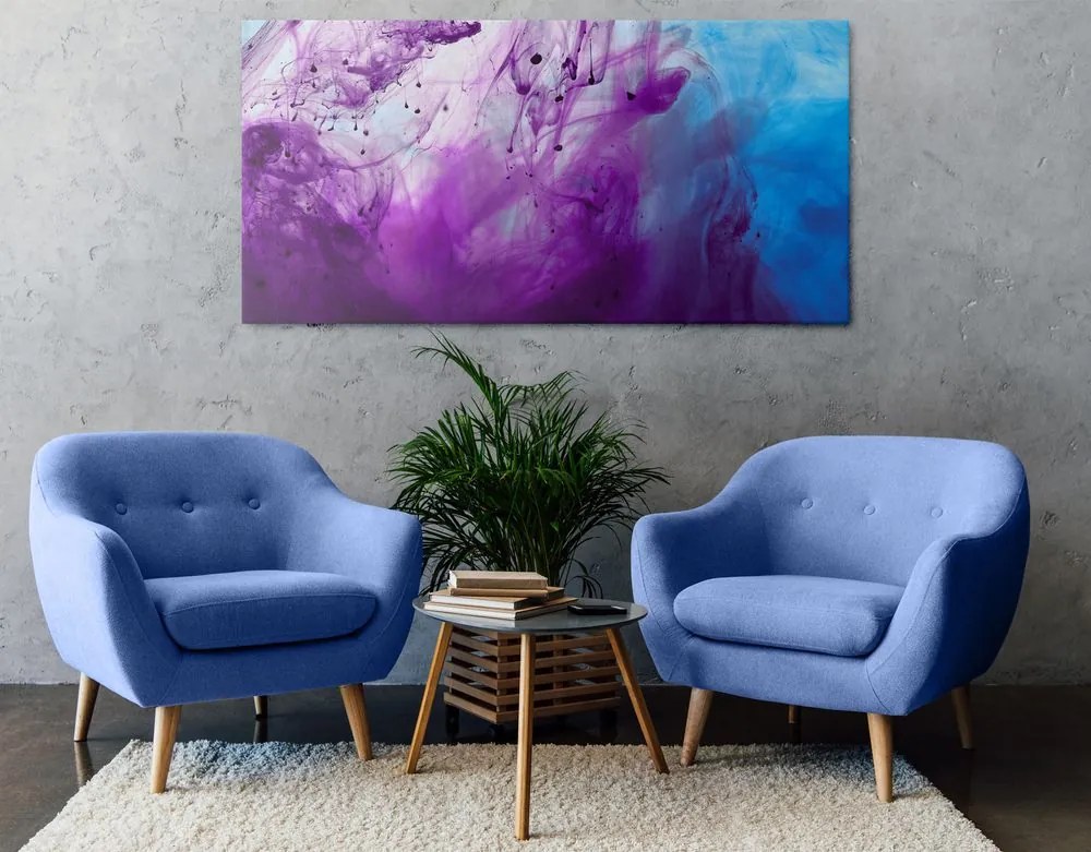 Quadro su tela – Astrazione viola magica