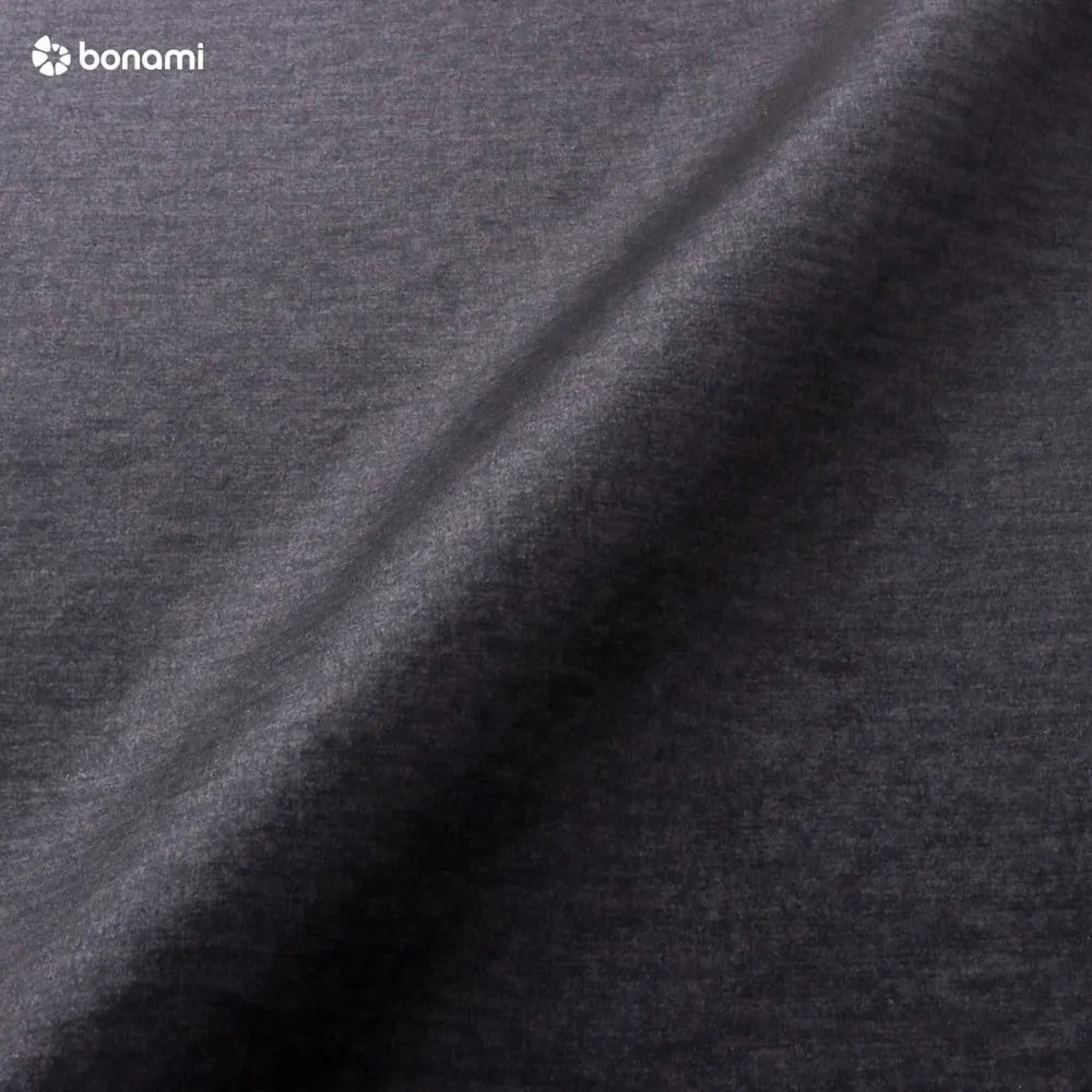 Divano letto in velluto grigio scuro Luca - Milo Casa