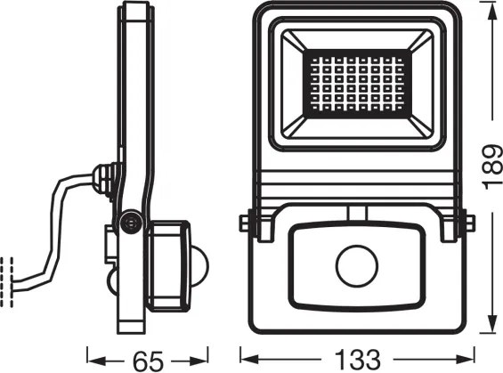 Osram - Proiettore LED con sensore ENDURA LED/30W/230V 3000K IP44