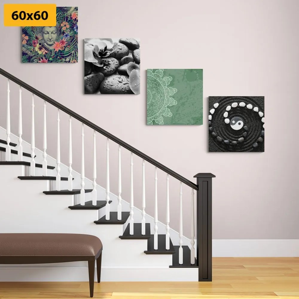 Set di quadri – Feng Shui in combinazione insolita