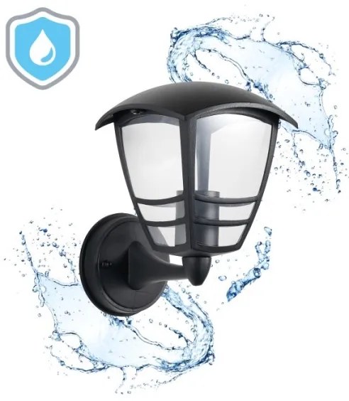 Applique da esterno TEVIO 1xE27/60W/230V IP54 nero