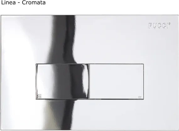 Cassetta incasso pulsante alto (2 pulsanti 9 lt - 4 lt) Pucci ECO 1315490001 + placca