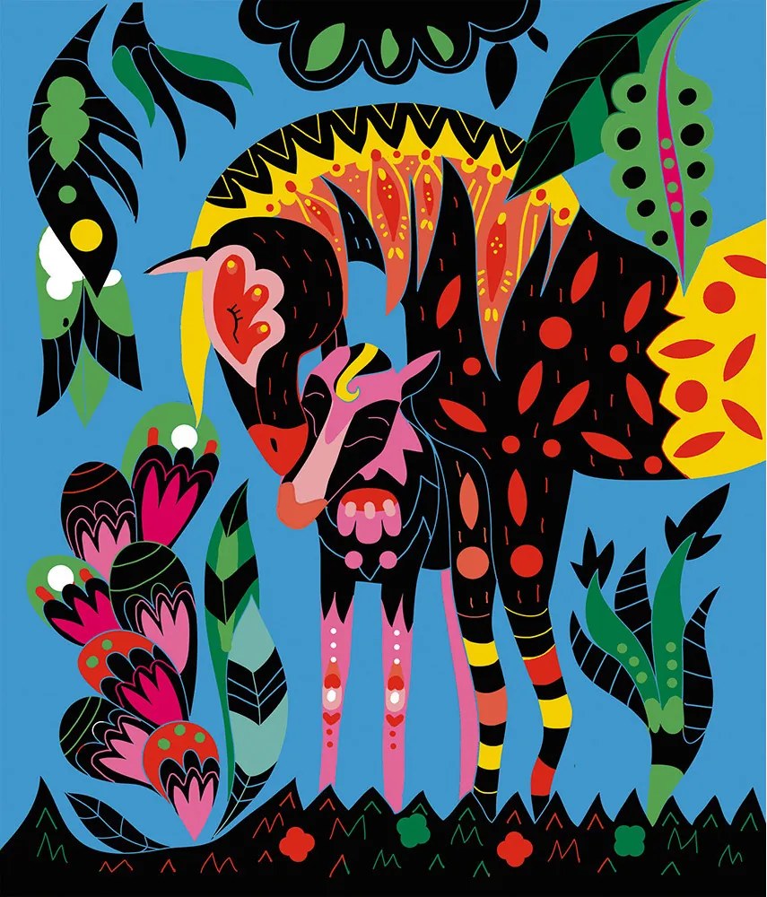 Scratch art - Cavalli e unicorni