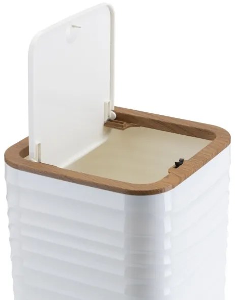 Set da bagno WAVE 5 pz bianco/marrone