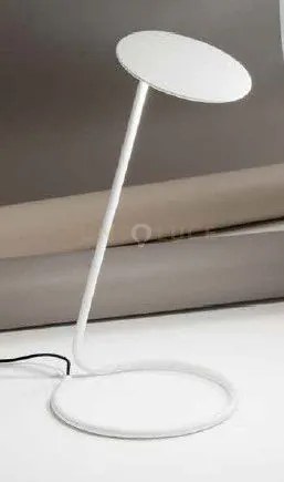 Lampade da tavolo in metallo bianco opaco kobra led 5w 3000k cri?80...