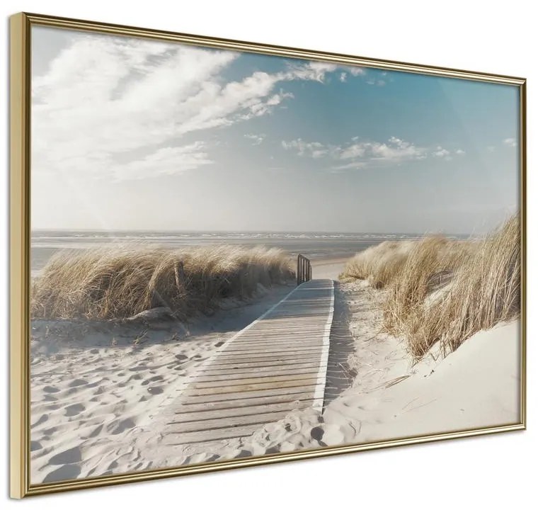 Poster Swaying Wind  Cornice Quadri Cornice d'oro, Larghezza x Altezza Home decor 90x60