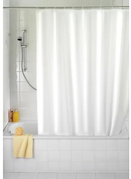WENKO 19104100 - Tenda da doccia 180x200 cm bianca