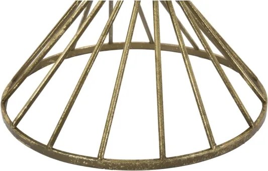 Tavolino rotondo da caffè Hypnos Ø42X50 cm con piano in vetro