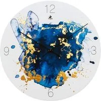 Orologio da parete 24 cm macchia blu Orolo - gino Progetti