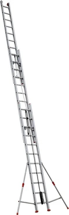 Scala a sfilo FACAL Roller in alluminio 3 rampe da 11 gradini portata massima 150 kg EN 131 per lavori fino a 9.44 m Con STABILIZzatore