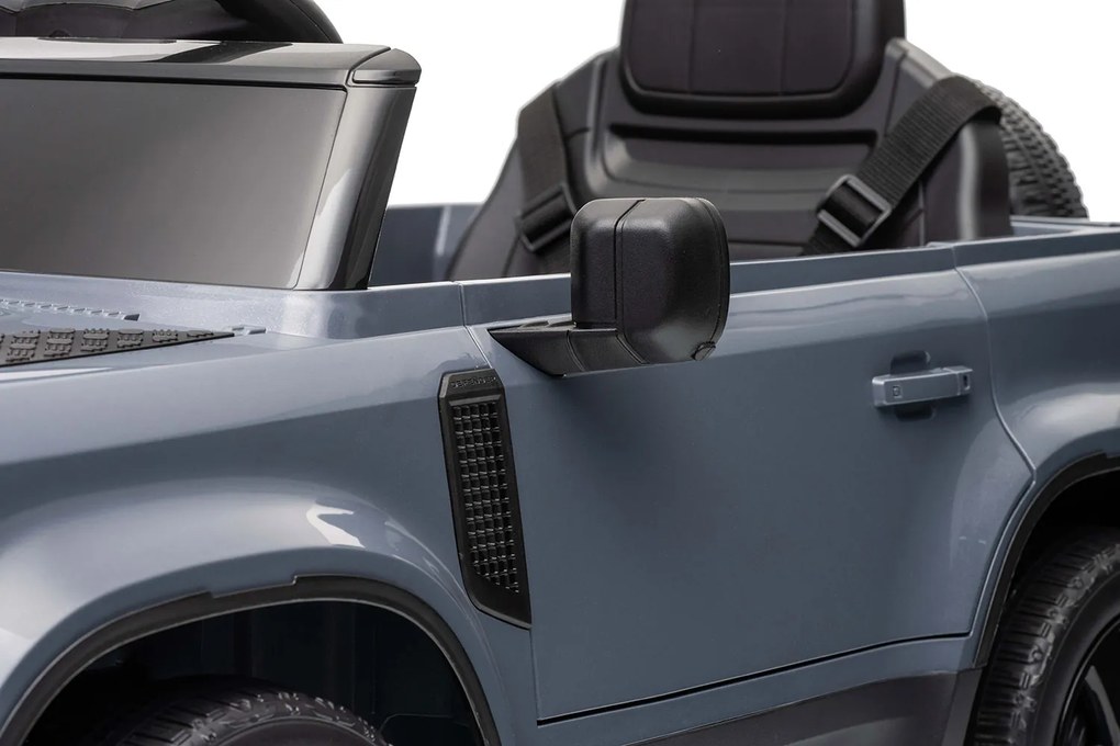 Macchina Elettrica per Bambini Licenza Land Rover Defender Small 12V con Telecomando Grigio...