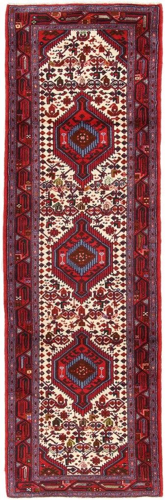 Hamedan Tappeto 90 x 290 (Iran) Annodato A Mano