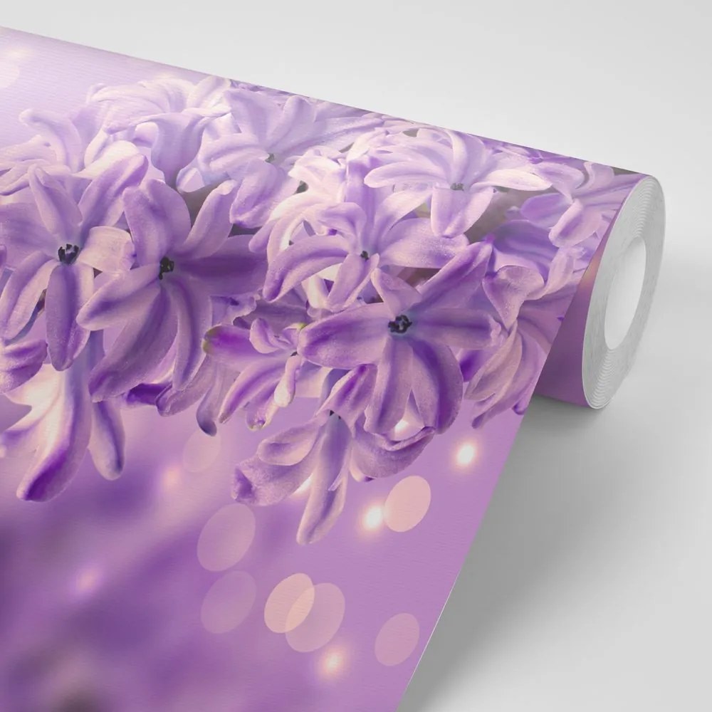 Carta da parati autoadesiva – Fiore lilla viola