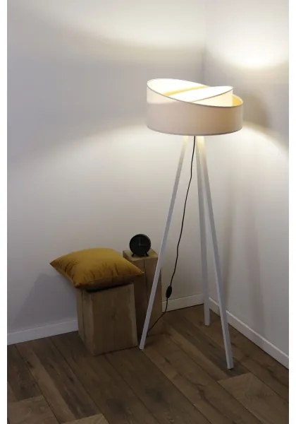 Lampada da terra GALAXY 1xE27/60W/230V bianco