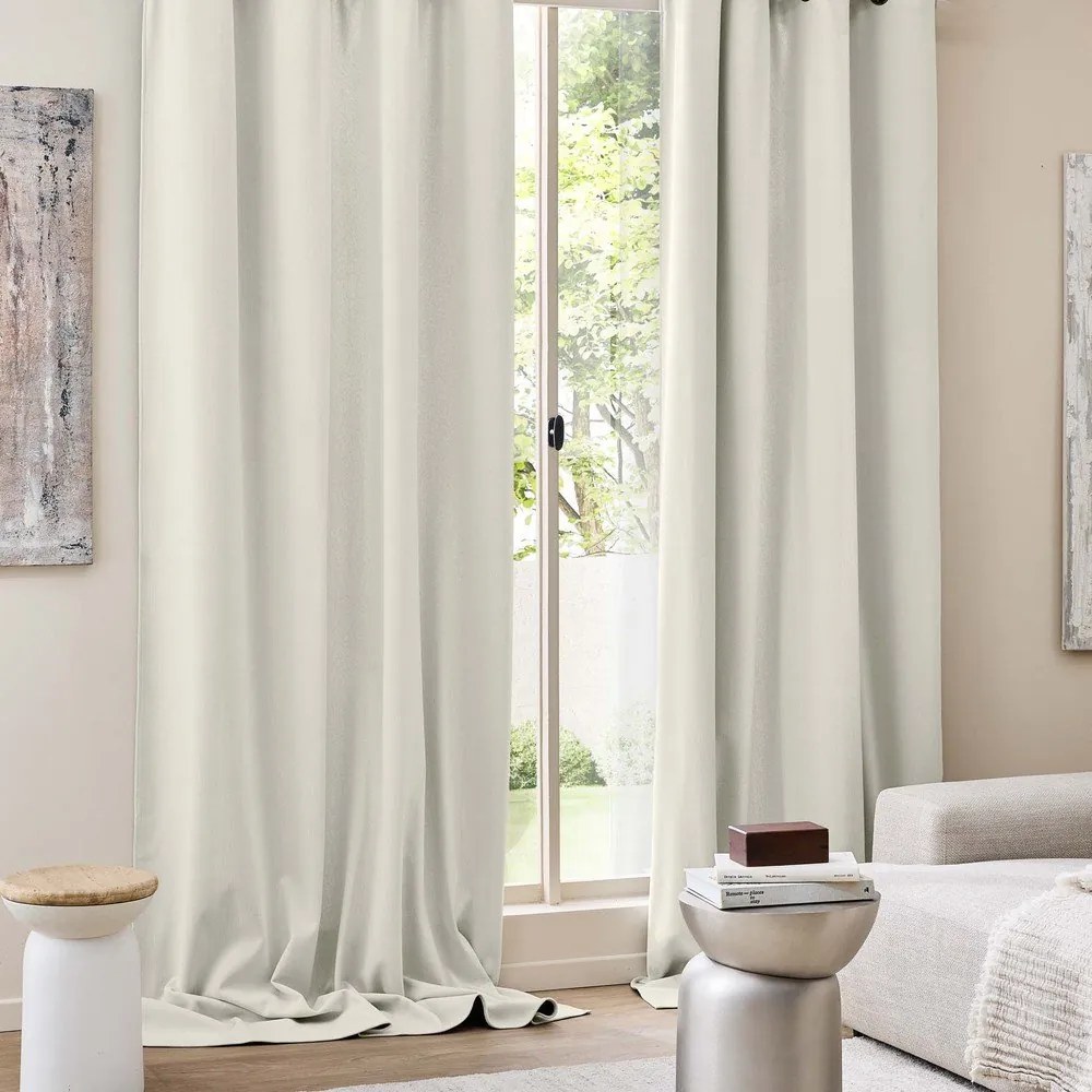 Tenda termoisolante beige in velluto a coste 140x260 cm Madison – douceur d'intérieur