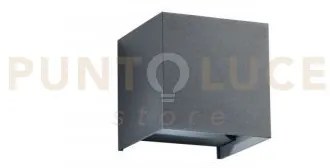 Applique biemissione led alfa antracite 20w 1800lm cct 3000k / 4000...