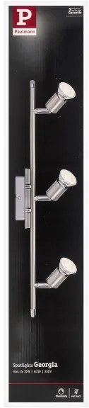 Paulmann 66708 - 3xGU10/10W Faretto GEORGIA 230V