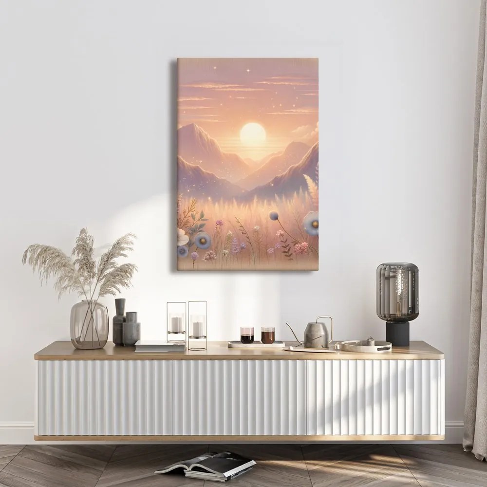 Quadro su tela – Prato di montagna
