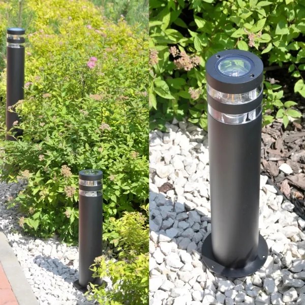 Lampada da esterno RINO 1xE27/12W/230V IP54 44 cm nero