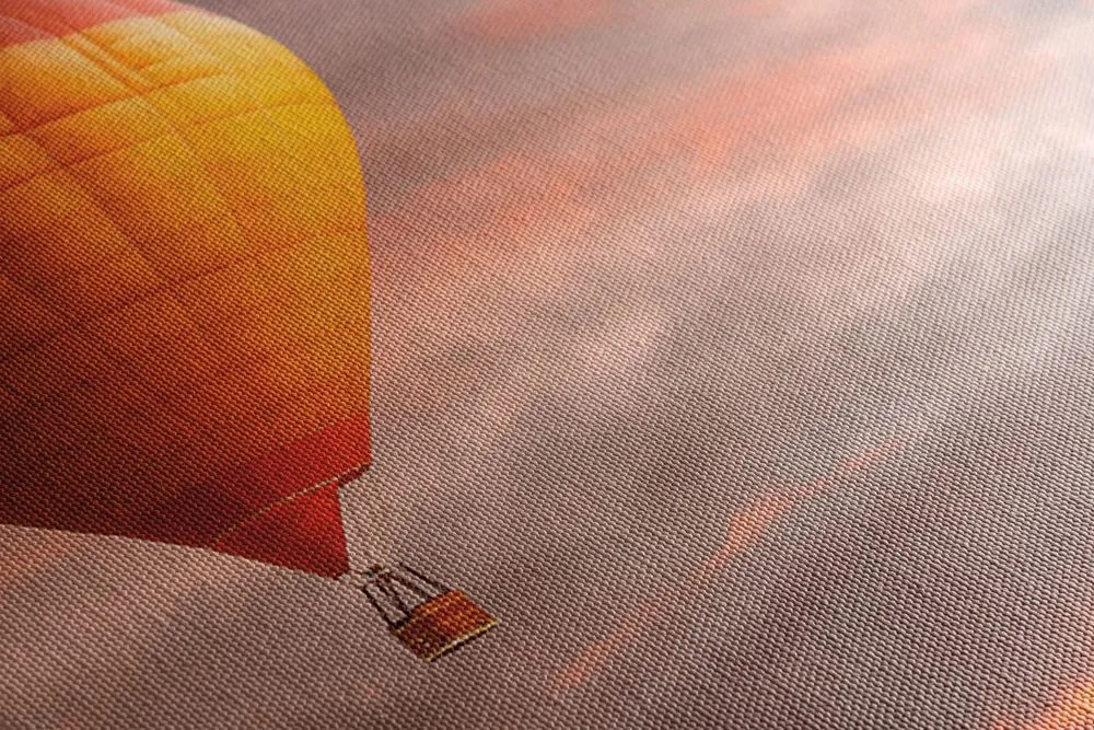 Stampa su tela – Volo di mongolfiere sopra le montagne