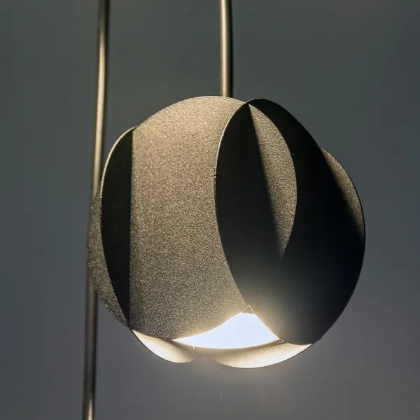 Lampadario a sospensione con cavo GAMBIT 4xGU10/10W/230V nero