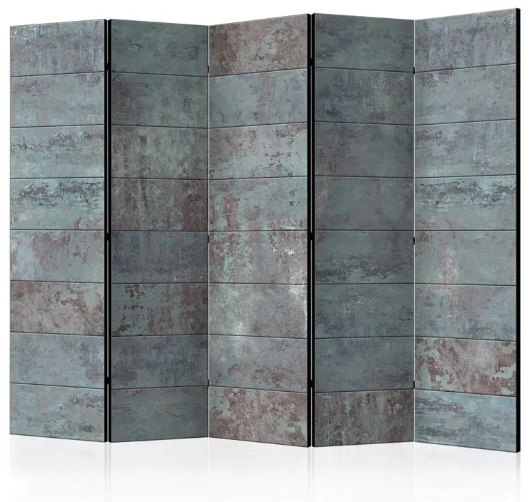 Paravento Turquoise Concrete II [Room Dividers]