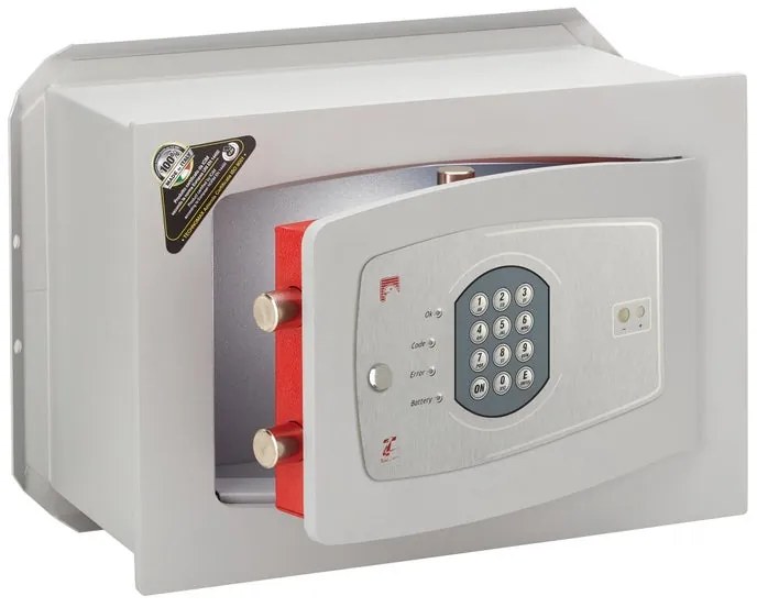 Cassaforte con codice elettronico TECHNOMAX NT/4AT a incasso L 39 x H 27 x P 20 cm
