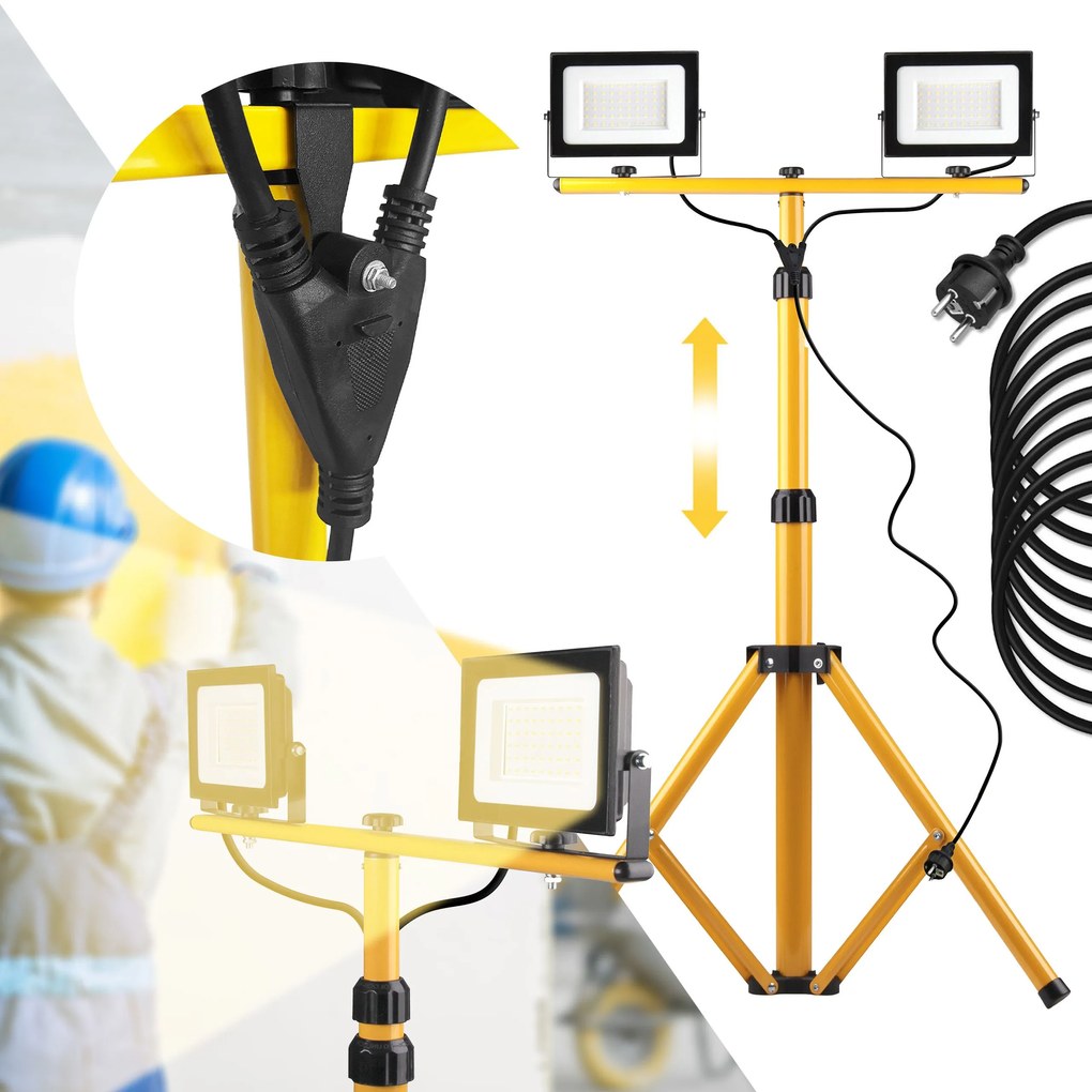 Alogeno LED su treppiede RSL005-2x50N