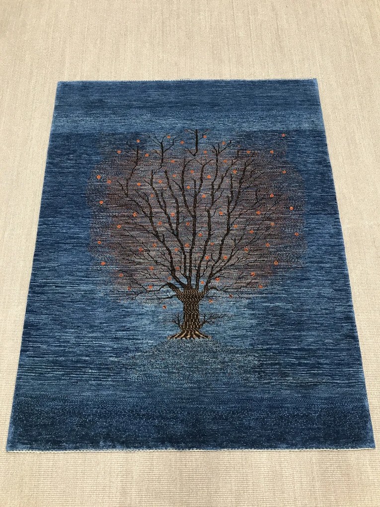 Loribaft Tappeto persiano 200 x 160 Blu (Iran) Annodato A Mano