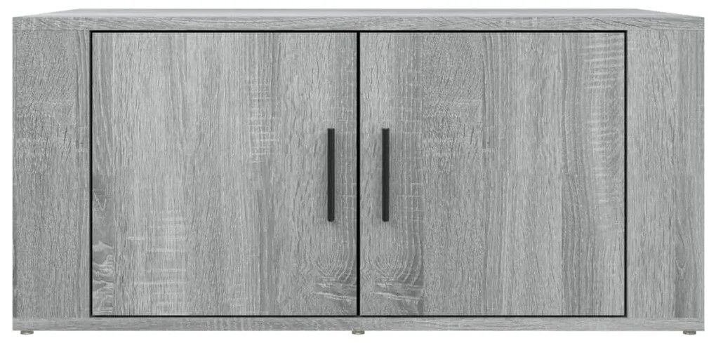 Tavolino da salotto grigio sonoma 80x50x36 cm legno multistrato