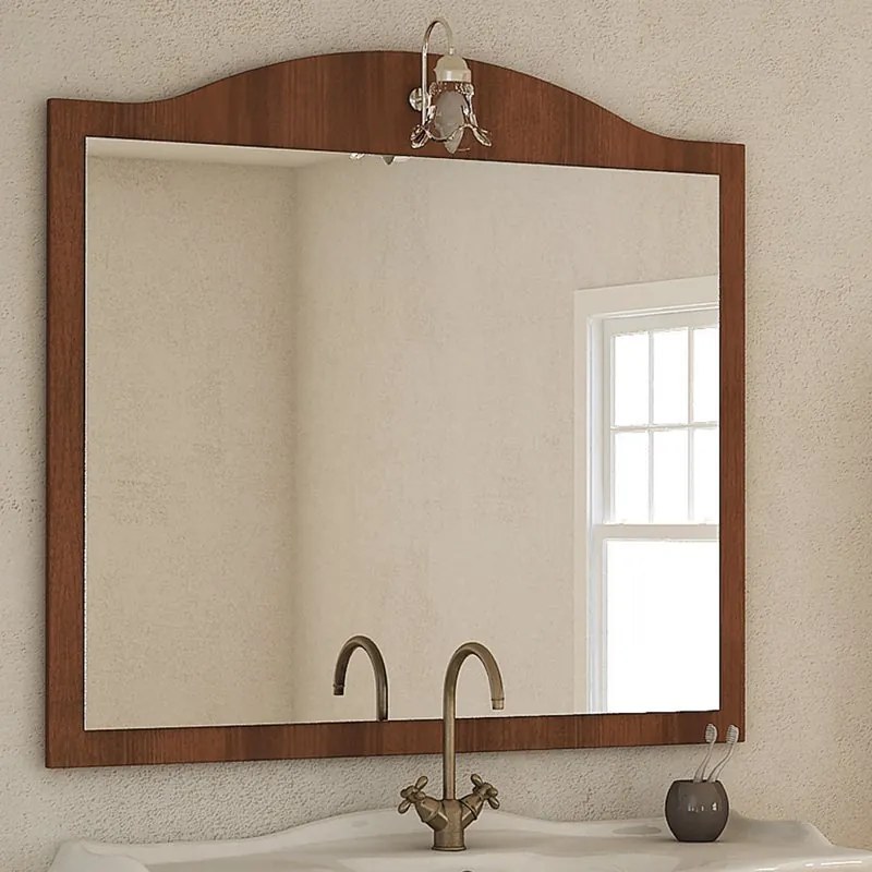 Specchio con illuminazione integrata bagno rettangolare Giotto BADEN HAUS H 100 x P 12 cm trasparente