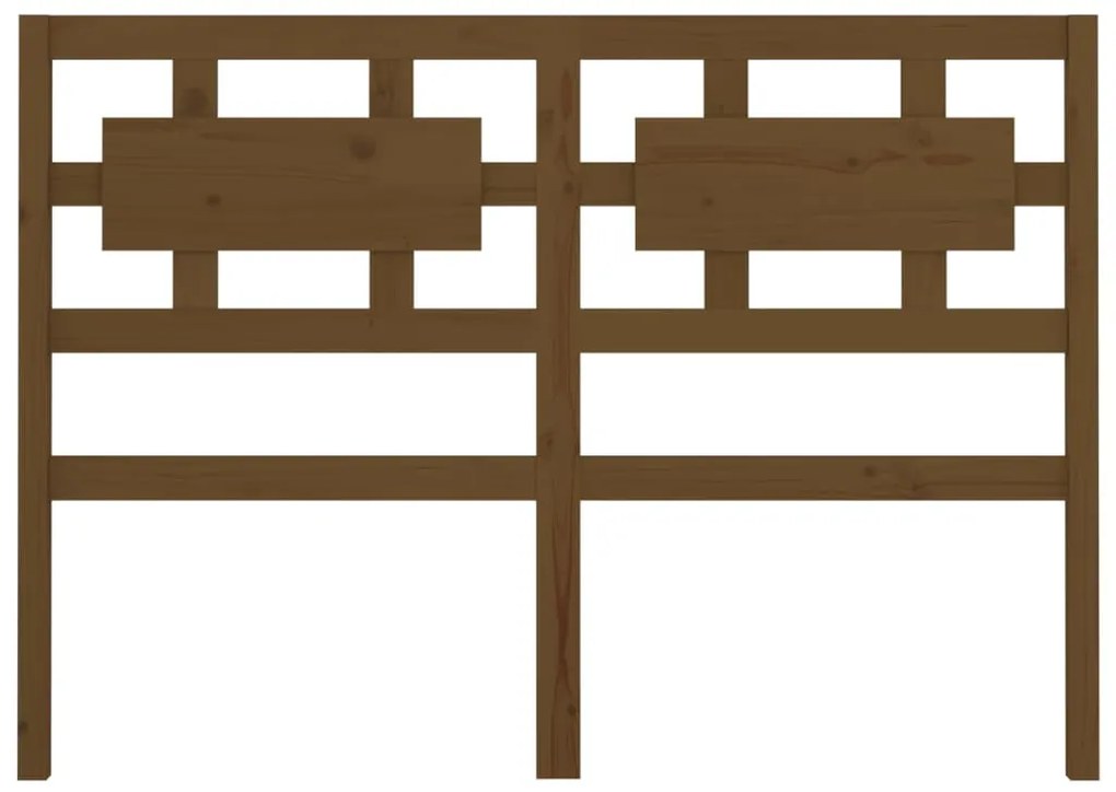Testiera per letto miele 165,5x4x100 cm legno massello di pino