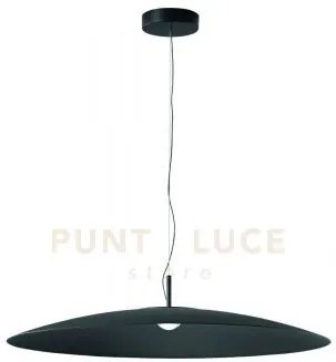 Sospensione 1 luce elle a led 18w 3000k 1719lm  d.90cm nero