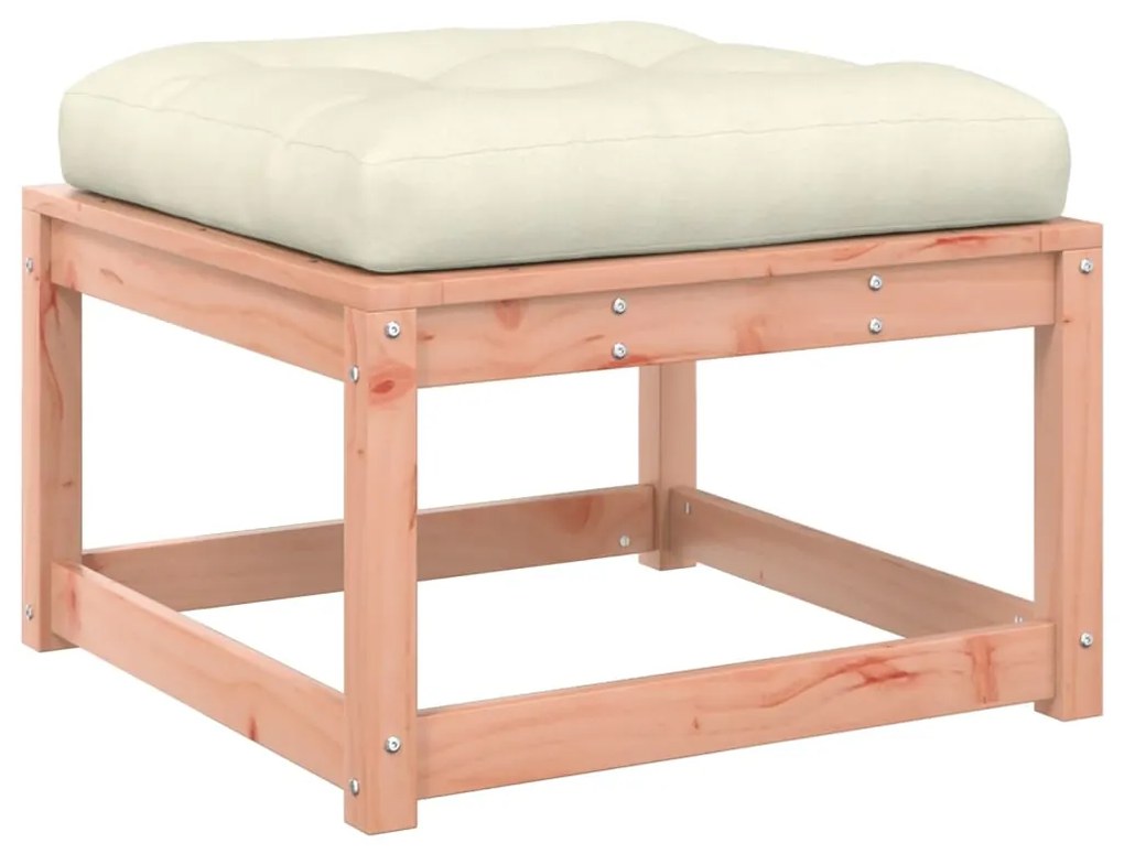 Set divani giardino 6 pz con cuscini legno massello di douglas
