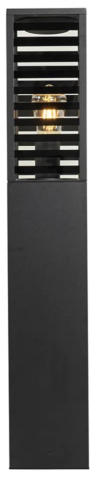Lampada da terra per esterni moderna nera 80 cm IP44 - Reims
