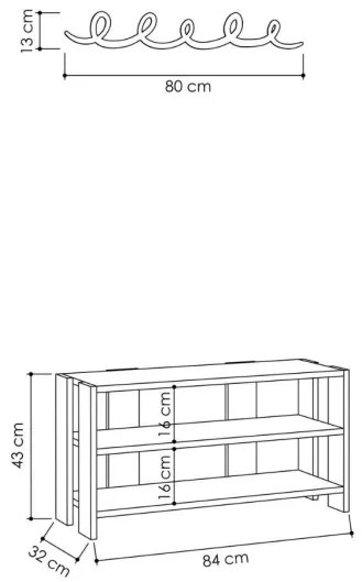 Ingresso scarpiera Tono rovere antracite con appendiabiti nero