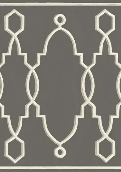 Bordüre Parterre von Cole & Son - Charcoal
