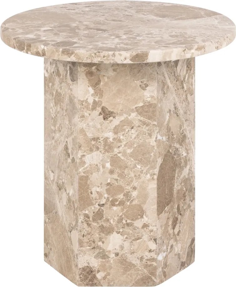 Tavolino rotondo in marmo ø 50 cm Naxos - Actona